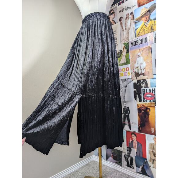 other Dresses & Skirts - Whimsygoth Velvet Studded Maxi Skirt